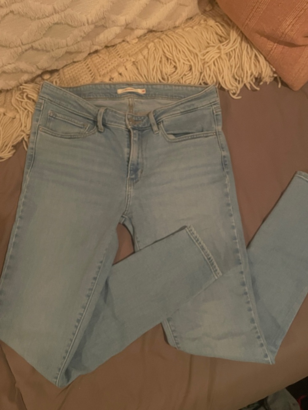 Light Blue Levi’s Women's Stretch Skinny Jeans
